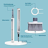 Щітка для чищення клавіатури, роз'ємів телефону та навушників 5в1 універсальна, фото 3