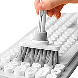 Щітка для чищення клавіатури, роз'ємів телефону та навушників 5в1 універсальна, фото 4