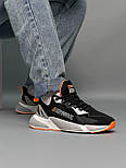 Чоловічі бігові кросівки BaaS Run 9000L літні літо-весна в сітку легкі чорні. Живе фото, фото 9