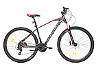 Велосипед гірський Crosser LAVA 29" 18 рама 21s SHIMANO+Hydra Cиній, фото 3