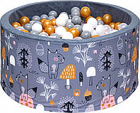 Сухий басейн Welox sp zoo 90 x 90x40 см басейн з кульками  (Польща)