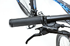Велосипед гірський Crosser LAVA 29" 18 рама 21s SHIMANO+Hydra Cиній, фото 4