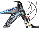 Велосипед гірський Crosser LAVA 29" 18 рама 21s SHIMANO+Hydra Cиній, фото 10