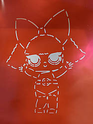 Кондитерський трафарет для пряників "ЛОЛ", "LOL"