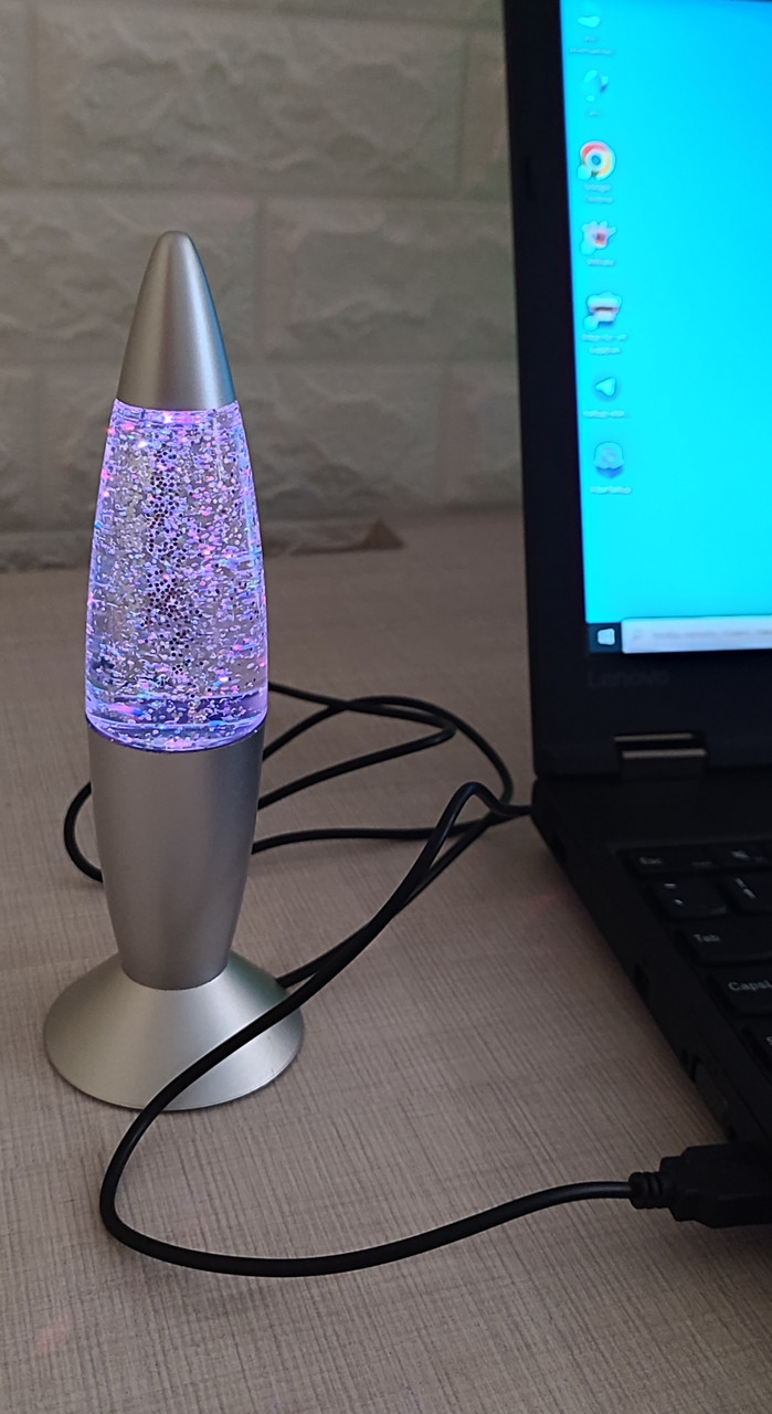 Світильник нічник РАКЕТА різнокольорове світло USB