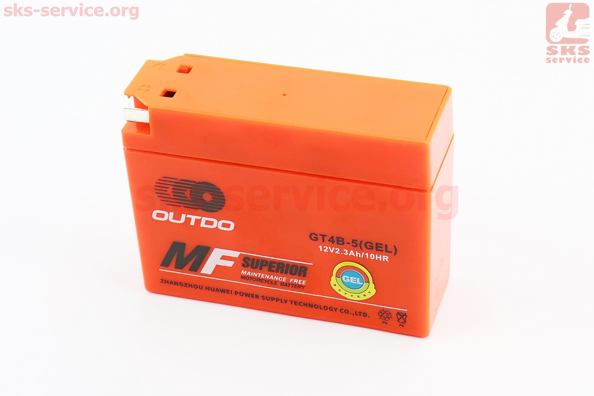 Купить Аккумулятор 12V2,3Ah GT4B-5 GEL (L115*W39*H87mm) "таблетка ...
