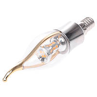 Лампа светодиодная E14 LED 5W 24 pcs WW CL37-A SMD2835 (silver)