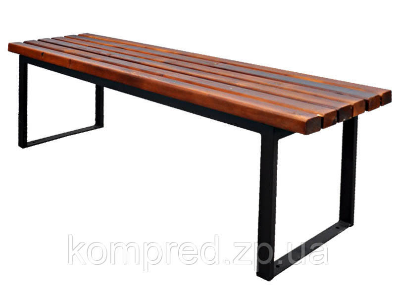 Лавка без спинки металева Kompred OL663/1