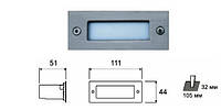 Светильник грунтовой LED садовый встраиваемый IP68 LED A04D