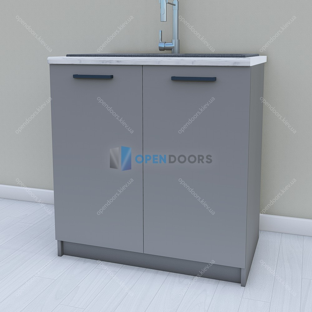 Стильна тумба для кухні нижня 800 мм. під мийку Кухонний модуль МП5 Opendoors Нижній модуль на кухню