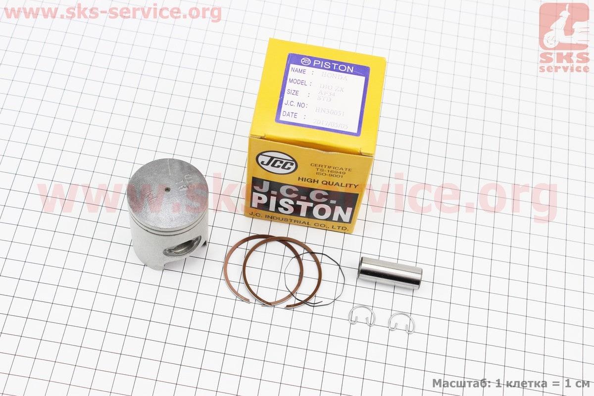 Купить Поршень к-кт Honda DIO ZX50 40мм STD (палец 12мм) JCC, цена 378 ...