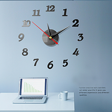 Великі настінні 3Д-годинники Timelike цифри 30 см