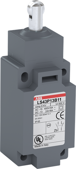 Кінцевий вимикач ABB LS40P13B11 посилений роликовий плунжер (1SBV010513R1211)
