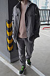 Спортивний костюм чоловічий трикотажний весна осінь комплектом сорочка + штани. Живе фото. Модний чоловічий костюм, фото 5
