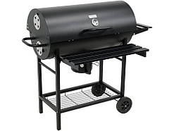 Гриль прямокутний вугільний (71х35 см) на 4 ніжках (з 2 колесами) з кришкою LUND 99900 (Польща)