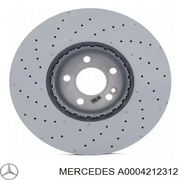 Гальмівний диск Mercedes-Benz C W205 / E W213/C238 / GLC X253 / CLS C257 A0004212312, фото 1