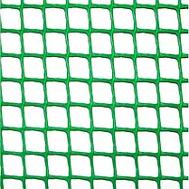 Сетка пластиковая "Забор"/Декоративная 20х20х 1х20 Зелёная