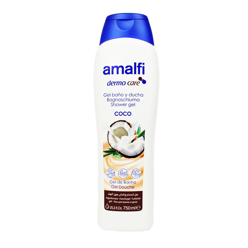 Гель для душу Кокос Amalfi 750 мл 02455