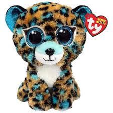 Дитяча м’яка іграшка TY Beanie Boos Леопард COBALT 15 см 36691