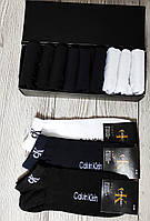 Набор мужских носков Calvin Klein - 9 пар Кельвин Кляйн в подарочной коробке упаковке / носки QUS