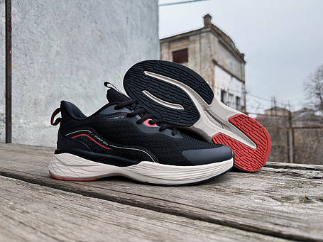 Чоловічі кросівки BaaS Running Black чорні, фото 1