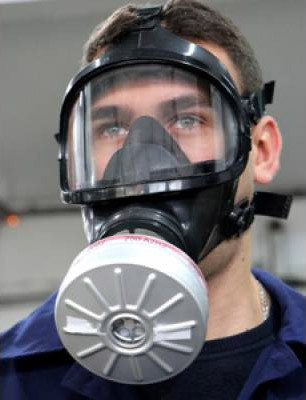 Маска повноліцова протигаз TRAYAL B2G CBRN Сербія 02020