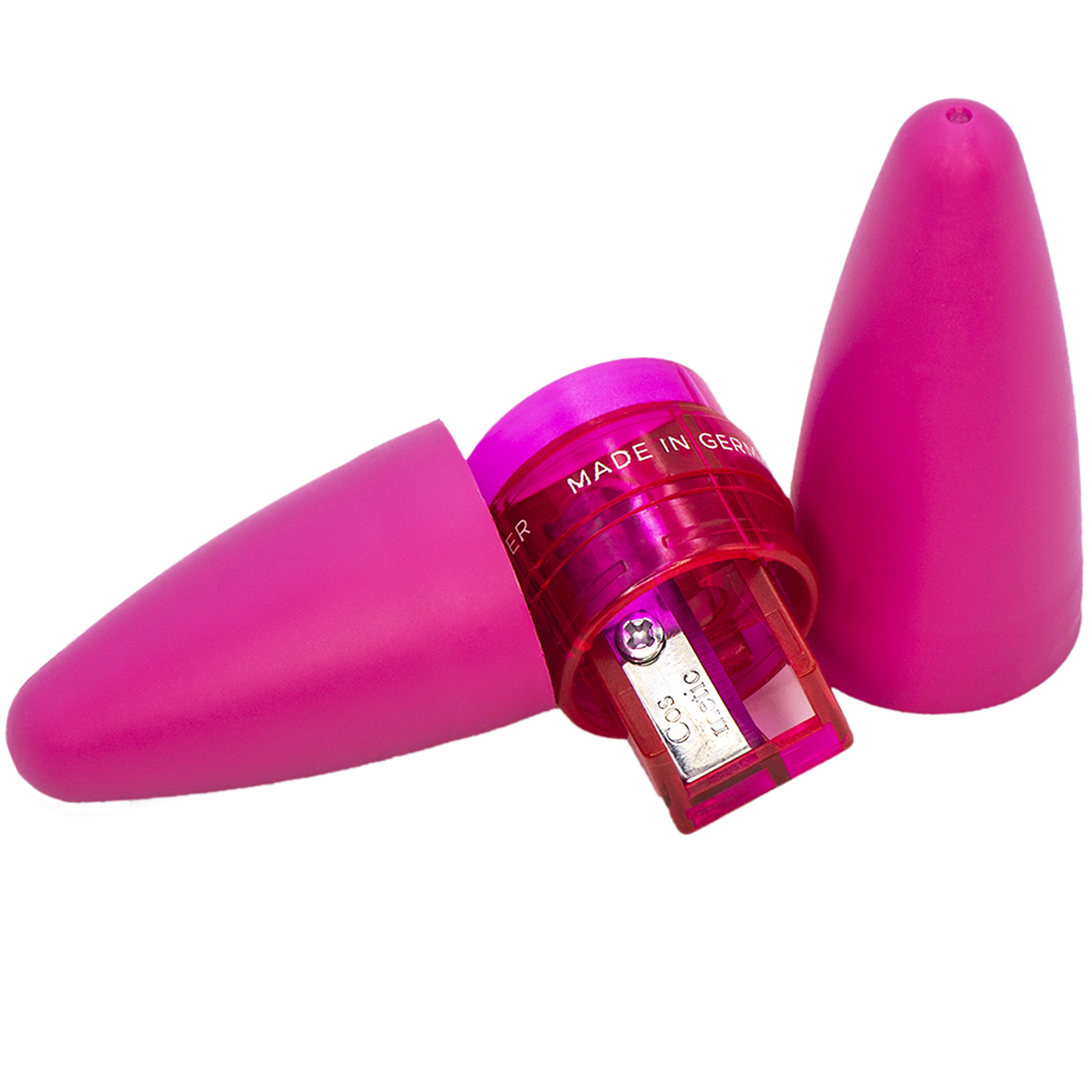 Точилка для олівців ZOLA Pencil Sharpener рожева