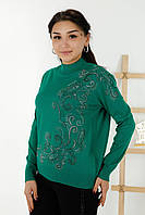 Модные женские кофты со стразами, красивые женские свитера Турция в расцветках
