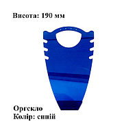 Підставка для сережок та кольє, оргскло колір синій, висота 190мм (торгове обладнання б/у)