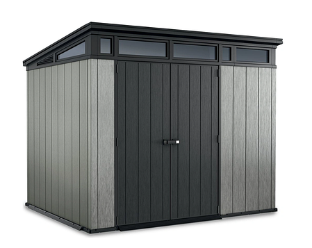 Садовий будиночок пластиковий Keter Aristan 9x7 brownish grey/anthracite, фото 1