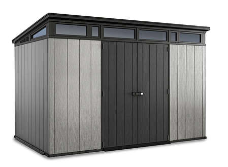Садовий будиночок пластиковий Keter Aristan 11x7 brownish grey/anthracite, фото 1