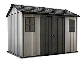 Садовий будиночок пластиковий Keter Oakland 1175SD brownish grey/anthracite, фото 1