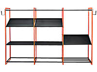 Стеллаж металлический для хранения спортивного инвентаря Kompred OL656/1