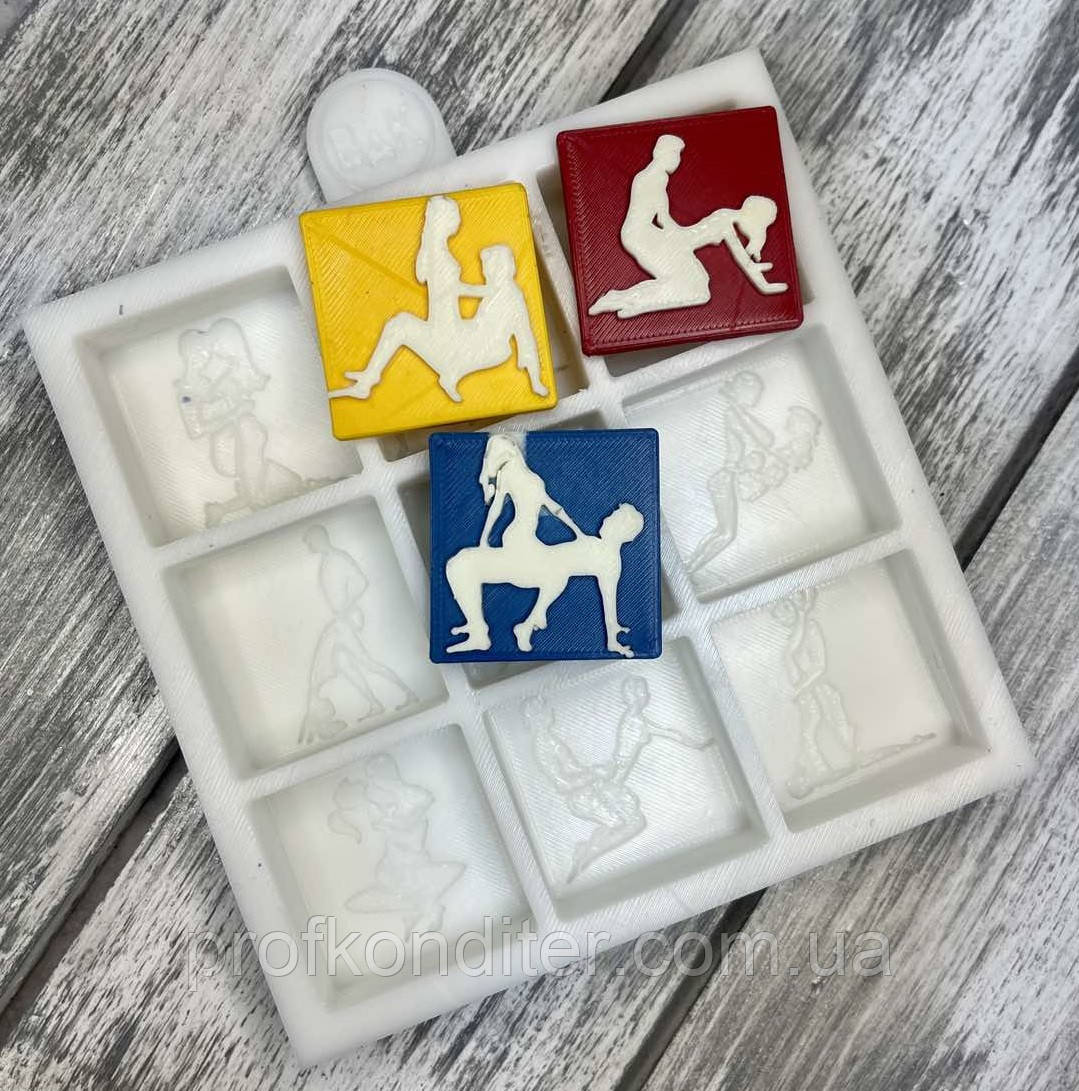 Ексклюзив. Силіконовий молд для шоколаду та ін "Камасутра", фото 1