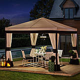 Павільйон Sunjoy 3х3 м Шторки + москітка, фото 8