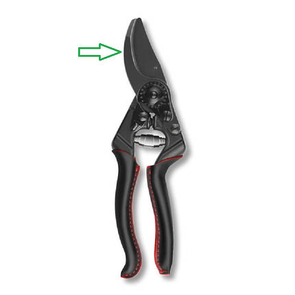 Змінна деталь Felco 7/4 Premium SE (опорне лезо з гвинтом для секатора Фелко 8 Premium SE), фото 1