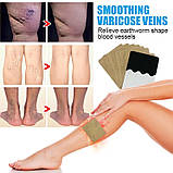 Пластир від варикозного розширення вен, васкуліту, тромбозу з турмаліном Гонконг 8 шт., фото 2