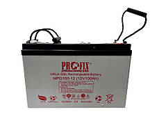 21-02-201. Аккумулятор 12V 100Аh, VRLA-GEL, ProFix, NPG100-12