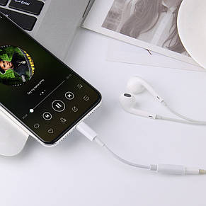 Перехідник для навушників з Lightning на 3.5 мм для iPhone 7, 7 Plus, 8, 8+ X, XR, 11, 11Pro, 12, 12Pro, фото 2