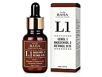 Антивозрастная сыворотка для лица Cos De BAHA L1 Bakuchiol & Retinol Serum, 30мл Южная Корея