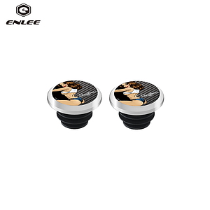 Заглушки керма Enlee BD-20 Aluminium End Plugs (баренди) Стиль C