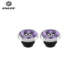 Заглушки керма Enlee BD-20 Aluminium End Plugs (баренди) Стиль D