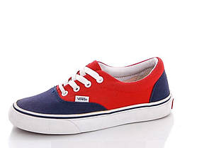Ванси Navy / RED / Blue текстильні Vans Authentic весна літо унісекс, фото 3