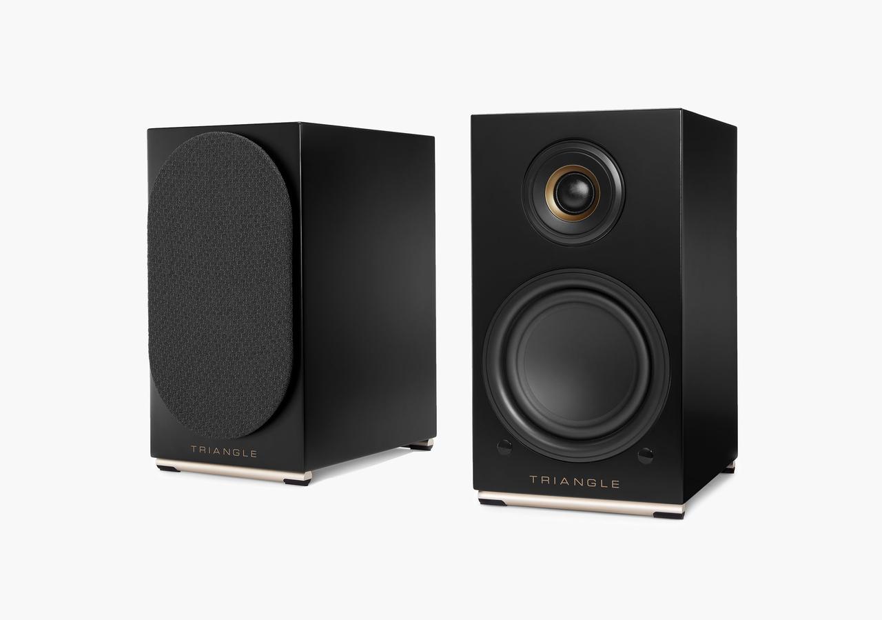 Поличкові активні колонки Triangle AIO Twin Black