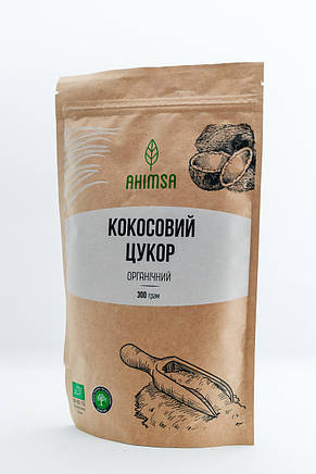Кокосовий цукор органічний 300 г TM Ahimsa, фото 2