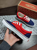 Ванси Navy / RED / Blue текстильні Vans Authentic весна літо унісекс, фото 5