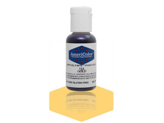 Барвник гелевий Americolor Золотий (Gold), фото 1