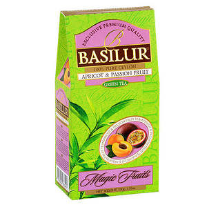 Зеленый чай Basilur Абрикос и маракуйя 100 г (На замовлення 1-2 дні)