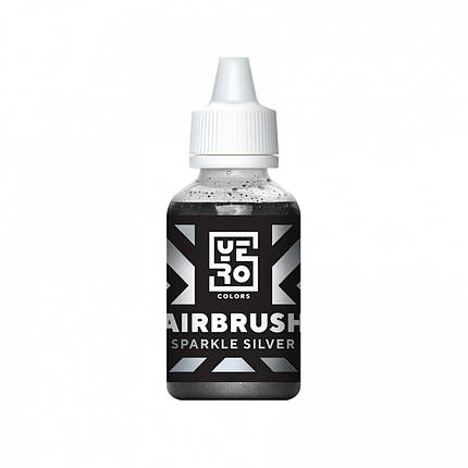 Барвник харчовий для аерографа YERO Colors Срібло 70 г, фото 1