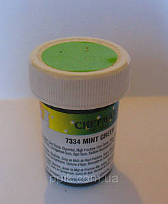 Краска паста Chefmaster Зеленая мята (Mint green) 28 грамм